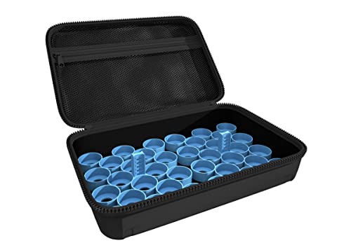 Feldherr Half-Size Case 50 kompatibel mit 36 Citadel Farbtöpfchen (12 ml / 18 ml), Farbe:Himmelblau von Feldherr