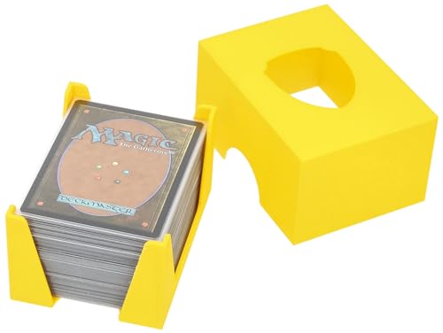 Feldherr Kartendeckhalter mit Deckel für Spielkarten in Standard Card Game Size - Platz für bis zu 150 Karten, Farbe:Gelb Feldherr Kartendeckhalter mit Deckel für Spielkarten in Standard Card Game Size - Platz für bis zu 150 Karten, Farbe:Gelb von Feldherr