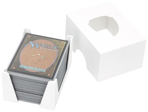 Feldherr Kartendeckhalter mit Deckel für Spielkarten in Standard Card Game Size - Platz für bis zu 150 Karten, Farbe:Weiß Feldherr Kartendeckhalter mit Deckel für Spielkarten in Standard Card Game Size - Platz für bis zu 150 Karten, Farbe:Weiß von Feldherr