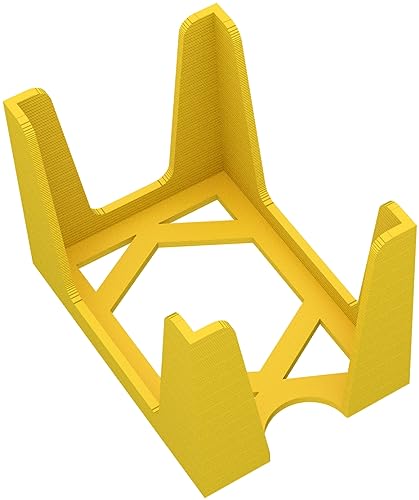 Feldherr Kartenhalter für Spielkarten in Mini American Board Game Size - 150 Karten - 1 Fach, Farbe:Gelb von Feldherr