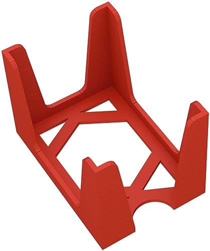 Feldherr Kartenhalter für Spielkarten in Mini American Board Game Size - 150 Karten - 1 Fach, Farbe:Kirschrot von Feldherr