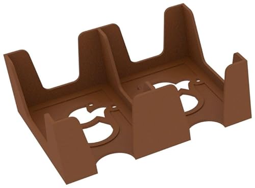 Feldherr Kartenhalter kompatibel mit Canasta - 2 Fächer - 220 Karten - Praktische Sortierhilfe zum Organisieren deiner Spielkarten auf dem Spieltisch, Farbe:Braun Feldherr Kartenhalter kompatibel mit Canasta - 2 Fächer - 220 Karten - Praktische Sortierhilfe zum Organisieren deiner Spielkarten auf dem Spieltisch, Farbe:Braun von Feldherr