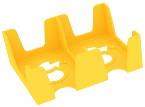 Feldherr Kartenhalter kompatibel mit Canasta - 2 Fächer - 220 Karten - Praktische Sortierhilfe zum Organisieren deiner Spielkarten auf dem Spieltisch, Farbe:Gelb Feldherr Kartenhalter kompatibel mit Canasta - 2 Fächer - 220 Karten - Praktische Sortierhilfe zum Organisieren deiner Spielkarten auf dem Spieltisch, Farbe:Gelb von Feldherr