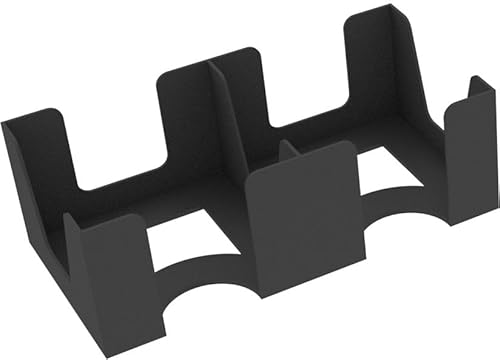 Feldherr Kartenhalter kompatibel mit Tiny Epic Dungeons - 240 Karten - 2 Fächer, Farbe:Schwarz von Feldherr