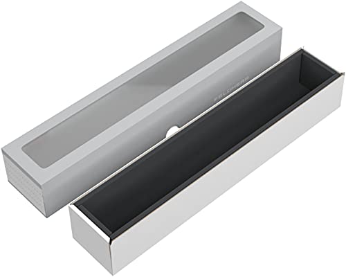 Feldherr Sichtlagerbox MTLB340 325 x 60 x 50 mm für Modelleisenbahnen, Loks und Fahrzeuge, Farbe:Grau, Anzahl:10 Stück von Feldherr
