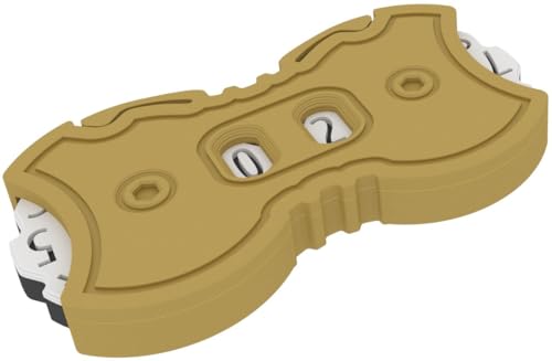 Feldherr Lebenspunktezähler - 0-99 Punkte - Kompakter Dial Counter für Brett-, Karten- und Rollenspiele - Präzises Tracking, Farbe:Gold von Feldherr
