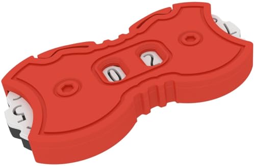 Feldherr Lebenspunktezähler - 0-99 Punkte - Kompakter Dial Counter für Brett-, Karten- und Rollenspiele - Präzises Tracking, Farbe:Kirschrot von Feldherr