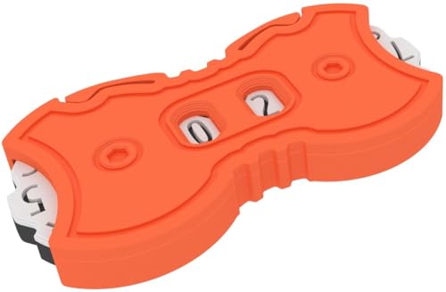 Feldherr Lebenspunktezähler - 0-99 Punkte - Kompakter Dial Counter für Brett-, Karten- und Rollenspiele - Präzises Tracking, Farbe:Orange von Feldherr