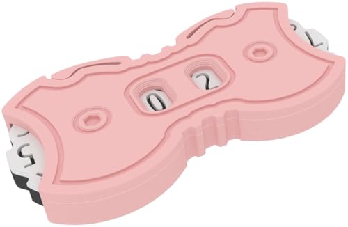 Feldherr Lebenspunktezähler - 0-99 Punkte - Kompakter Dial Counter für Brett-, Karten- und Rollenspiele - Präzises Tracking, Farbe:Rosé 100% Recycling von Feldherr