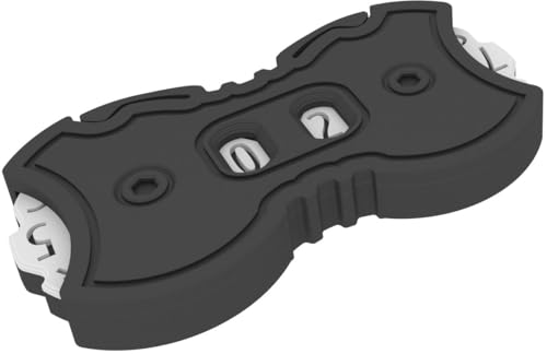 Feldherr Lebenspunktezähler - 0-99 Punkte - Kompakter Dial Counter für Brett-, Karten- und Rollenspiele - Präzises Tracking, Farbe:Schwarz von Feldherr