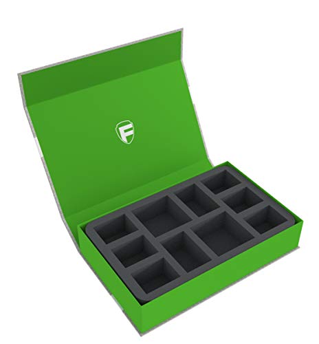 Feldherr Magnetbox grün kompatibel mit Warcry: Scions of The Flame von Feldherr