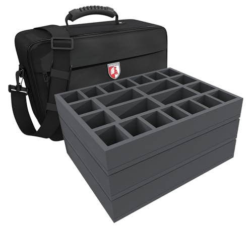 Feldherr Maxi Tasche kompatibel mit Stämme der Orks und Goblins - Transport- und Aufbewahrungslösung für Miniaturen - Schutz, Organisation, Transport von Feldherr