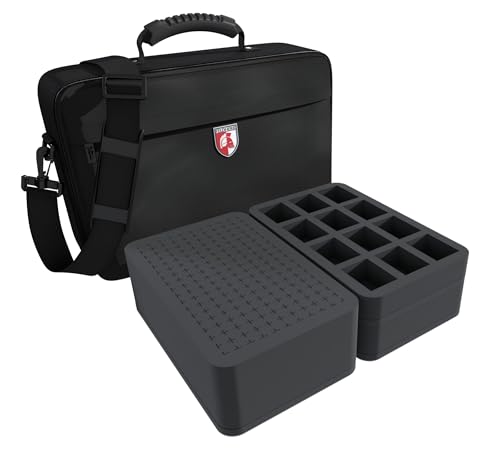 Feldherr Medium Tasche kompatibel mit Kill Team: Inbrunst und Blut - 22 Fächer - Miniaturen sicher aufbewahren und transportieren von Feldherr