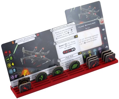 Feldherr Mini Dashboard kompatibel mit Star Wars: X-Wing, Farbe:Kirschrot von Feldherr