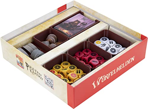 Feldherr Organizer Insert kompatibel mit Würfelhelden - Grundspielbox von Feldherr