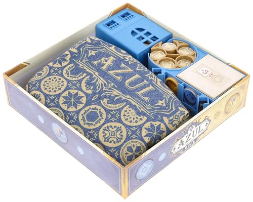 Feldherr Organizer kompatibel mit Azul Duel - Insert für Brettspielbox + Spielhilfe mit Turm und Haltern - Ordnung auf dem Tisch - besseres Spielerlebnis von Feldherr