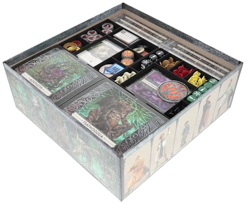 Feldherr Organizer kompatibel mit Cthulhu: Death May Die - Fear of The Unknown - Insert für Grundspielbox - Besser organisiert - Schneller Spielaufbau - Ordentlich verstaut von Feldherr