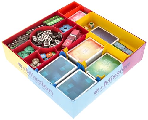 Feldherr Organizer kompatibel mit E-Mission/Daybreak - Insert für die Grundspielbox: Ordnung und Design, schneller Spielaufbau, Kartenhalter für gesleevte Karten, sofort spielbereit Feldherr Organizer kompatibel mit E-Mission/Daybreak - Insert für die Grundspielbox: Ordnung und Design, schneller Spielaufbau, Kartenhalter für gesleevte Karten, sofort spielbereit von Feldherr