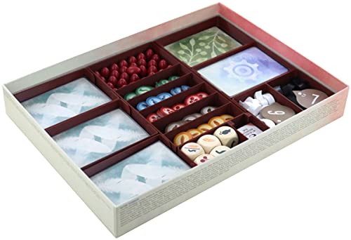 Feldherr Organizer kompatibel mit Flügelschlag Asien (Karten mit Schutzhüllen) - Brettspielbox von Feldherr