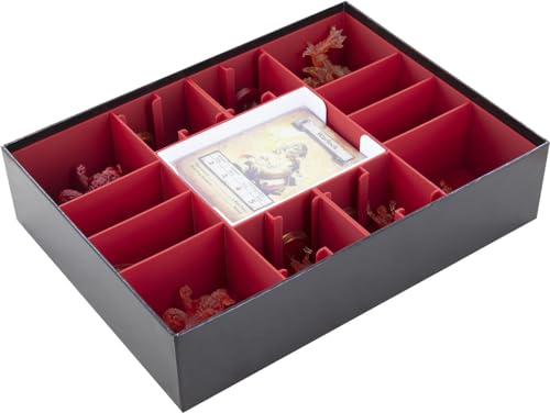Feldherr Organizer kompatibel mit HeroQuest (2021): Die Prophezeiung von Telor - Brettspielbox - Sortiereinsatz für bessere Übersicht der Figuren und Zubehör von Feldherr