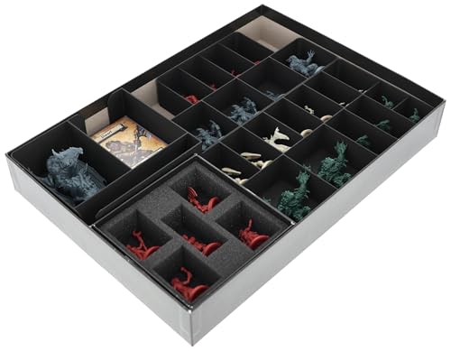Feldherr Organizer kompatibel mit HeroQuest (2021): Mythic Box - Insert für Originale Box der KS-Erweiterung - Besser organisiert - Schneller Spielaufbau von Feldherr