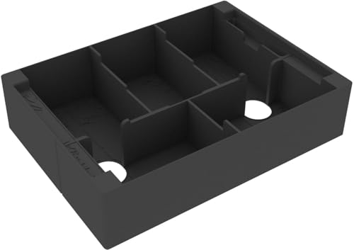 Feldherr Organizer kompatibel mit Mischwald + Alpin + zusätzliche Erweiterungen - Insert für die Grundspielbox - Leichteres Sortieren - Schnellerer Spielaufbau - 3D146Set, Farbe:Schwarz von Feldherr