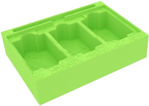Feldherr Organizer kompatibel mit Mischwald - Insert für die Grundspielbox - Leichteres Sortieren - Schnellerer Spielaufbau - Besseres Spielerlebnis - ORG283, Farbe:Grün von Feldherr