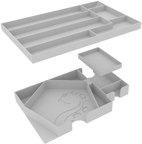 Feldherr Organizer kompatibel mit Tiny Epic Cthulhu - Insert für Grundspielbox - geeignet für Standard und Deluxe Edition + Astral Artifacts - Schneller Spielaufbau - Mehr Übersicht, Farbe:Grau Feldherr Organizer kompatibel mit Tiny Epic Cthulhu - Insert für Grundspielbox - geeignet für Standard und Deluxe Edition + Astral Artifacts - Schneller Spielaufbau - Mehr Übersicht, Farbe:Grau von Feldherr