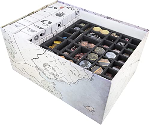 Feldherr Schaumstoff-Set + Kartenhalter kompatibel mit Gloomhaven - Brettspielbox von Feldherr
