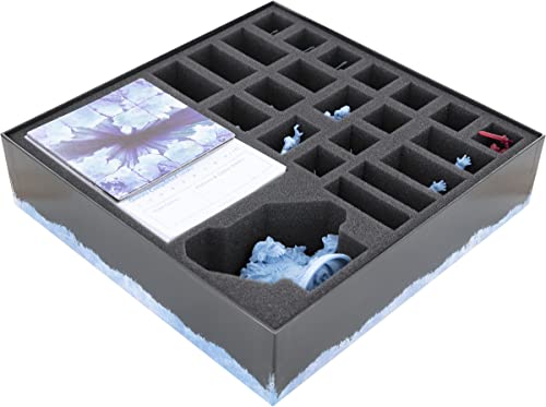 Feldherr Schaumstoff-Set + Kartenhalter kompatibel mit HeroQuest (2021): Der eisige Schrecken - Brettspielbox von Feldherr