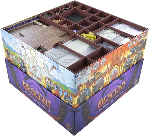 Feldherr Schaumstoff-Set + Organizer Inserts kompatibel mit Descent: Legenden der Finsternis Der Krieg des Verräters - Brettspielbox Feldherr Schaumstoff-Set + Organizer Inserts kompatibel mit Descent: Legenden der Finsternis Der Krieg des Verräters - Brettspielbox von Feldherr