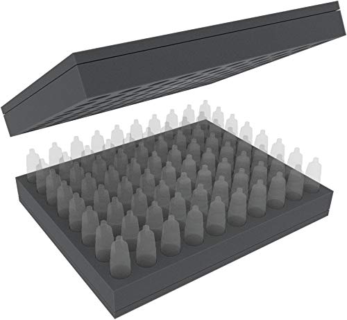 Feldherr Schaumstoff-Set für 80 Farbfläschchen - stehend Feldherr Schaumstoff-Set für 80 Farbfläschchen - stehend von Feldherr