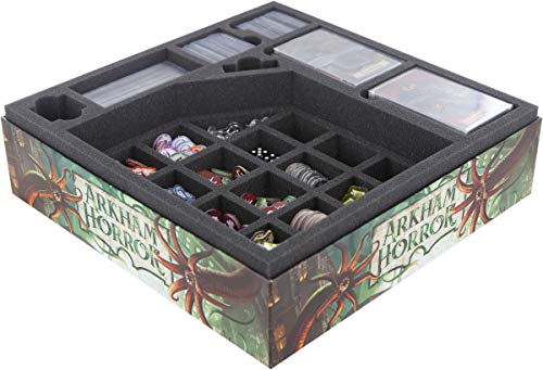 Feldherr Schaumstoff-Set kompatibel mit Arkham Horror 3. Edition Brettspiel-Box von Feldherr