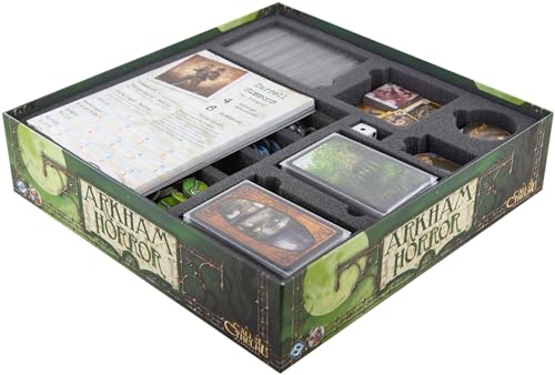 Feldherr Schaumstoff-Set kompatibel mit Arkham Horror Zweite Edition - Grundspiel-Box von Feldherr