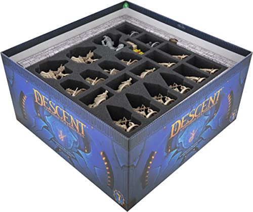 Feldherr Schaumstoff-Set kompatibel mit Descent: Legenden der Finsternis - Grundspielbox von Feldherr