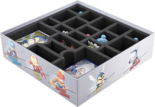 Feldherr Schaumstoff-Set kompatibel mit Marvel United - Brettspielbox von Feldherr