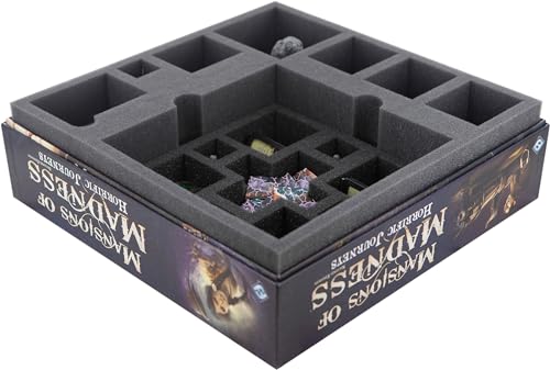 Feldherr Schaumstoff-Set kompatibel mit Villen des Wahnsinns 2. Edition: Grauenvolle Reisen Brettspielbox Feldherr Schaumstoff-Set kompatibel mit Villen des Wahnsinns 2. Edition: Grauenvolle Reisen Brettspielbox von Feldherr
