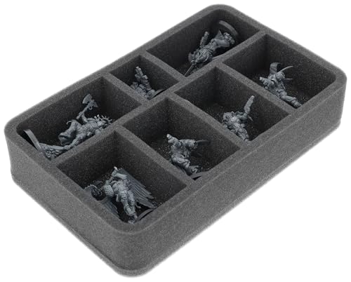 Feldherr Schaumstoffeinlage kompatibel mit Blood Angels - 7 Fächer - Bis zu 7 Miniaturen der Blood Angels sicher aufbewahren und transportieren - HS055A014 Feldherr Schaumstoffeinlage kompatibel mit Blood Angels - 7 Fächer - Bis zu 7 Miniaturen der Blood Angels sicher aufbewahren und transportieren - HS055A014 von Feldherr