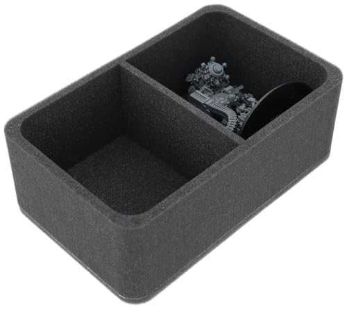 Feldherr Schaumstoffeinlage kompatibel mit Cult Mechanicum - 2 Fächer - Bis zu 2 Miniaturen der Cult Mechanicum sicher aufbewahren und transportieren - HS100A020 Feldherr Schaumstoffeinlage kompatibel mit Cult Mechanicum - 2 Fächer - Bis zu 2 Miniaturen der Cult Mechanicum sicher aufbewahren und transportieren - HS100A020 von Feldherr