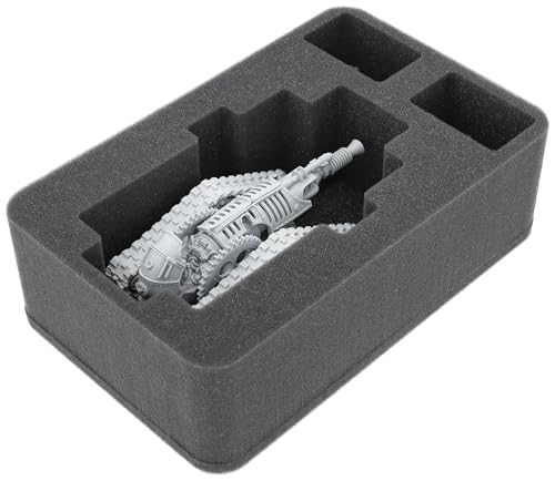 Feldherr Schaumstoffeinlage kompatibel mit Cult Mechanicum - 3 Fächer - Bis zu 3 Miniaturen der Cult Mechanicum sicher aufbewahren und transportieren - HS085A020 Feldherr Schaumstoffeinlage kompatibel mit Cult Mechanicum - 3 Fächer - Bis zu 3 Miniaturen der Cult Mechanicum sicher aufbewahren und transportieren - HS085A020 von Feldherr