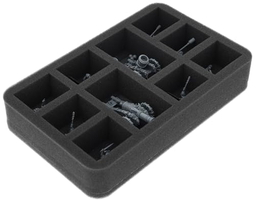 Feldherr Schaumstoffeinlage kompatibel mit Imperium der Menschen - 10 Fächer - Bis zu 10 Miniaturen des Imperium der Menschen sicher aufbewahren und transportieren - HS050A166 Feldherr Schaumstoffeinlage kompatibel mit Imperium der Menschen - 10 Fächer - Bis zu 10 Miniaturen des Imperium der Menschen sicher aufbewahren und transportieren - HS050A166 von Feldherr