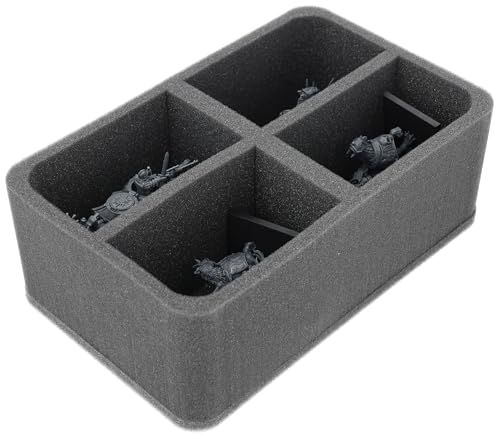 Feldherr Schaumstoffeinlage kompatibel mit Imperium der Menschen - 4 Fächer - Bis zu 4 Miniaturen des Imperium der Menschen sicher aufbewahren und transportieren - HS100A022 Feldherr Schaumstoffeinlage kompatibel mit Imperium der Menschen - 4 Fächer - Bis zu 4 Miniaturen des Imperium der Menschen sicher aufbewahren und transportieren - HS100A022 von Feldherr