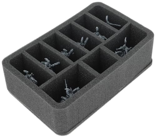 Feldherr Schaumstoffeinlage kompatibel mit Imperium der Menschen - 9 Fächer - Bis zu 9 Miniaturen der Imperium der Menschen sicher aufbewahren und transportieren - HS080A035 Feldherr Schaumstoffeinlage kompatibel mit Imperium der Menschen - 9 Fächer - Bis zu 9 Miniaturen der Imperium der Menschen sicher aufbewahren und transportieren - HS080A035 von Feldherr