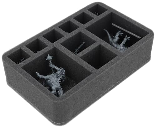Feldherr Schaumstoffeinlage kompatibel mit Krieger des Chaos - 10 Fächer - Bis zu 10 Miniaturen der Krieger des Chaos sicher aufbewahren und transportieren - HS070A062 Feldherr Schaumstoffeinlage kompatibel mit Krieger des Chaos - 10 Fächer - Bis zu 10 Miniaturen der Krieger des Chaos sicher aufbewahren und transportieren - HS070A062 von Feldherr
