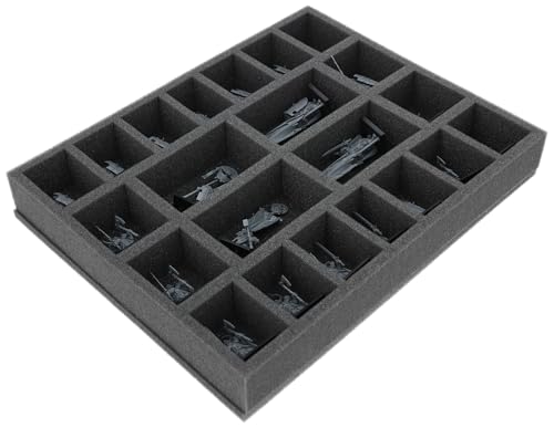 Feldherr Schaumstoffeinlage kompatibel mit Krieger des Chaos - 22 Fächer - Bis zu 22 Miniaturen der Krieger des Chaos sicher aufbewahren und transportieren - FS050A127 Feldherr Schaumstoffeinlage kompatibel mit Krieger des Chaos - 22 Fächer - Bis zu 22 Miniaturen der Krieger des Chaos sicher aufbewahren und transportieren - FS050A127 von Feldherr