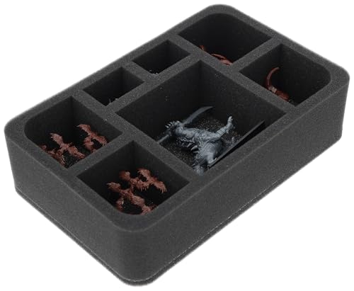 Feldherr Schaumstoffeinlage kompatibel mit Krieger des Chaos - 5 Fächer - Bis zu 5 Miniaturen der Krieger des Chaos sicher aufbewahren und transportieren - HS070A061 Feldherr Schaumstoffeinlage kompatibel mit Krieger des Chaos - 5 Fächer - Bis zu 5 Miniaturen der Krieger des Chaos sicher aufbewahren und transportieren - HS070A061 von Feldherr