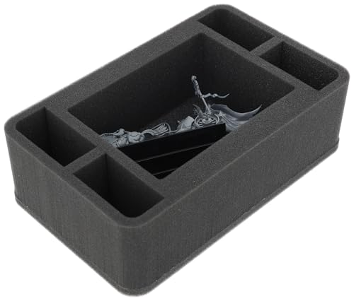 Feldherr Schaumstoffeinlage kompatibel mit Krieger des Chaos - 5 Fächer - Bis zu 5 Miniaturen der Krieger des Chaos sicher aufbewahren und transportieren - HS085A019 Feldherr Schaumstoffeinlage kompatibel mit Krieger des Chaos - 5 Fächer - Bis zu 5 Miniaturen der Krieger des Chaos sicher aufbewahren und transportieren - HS085A019 von Feldherr
