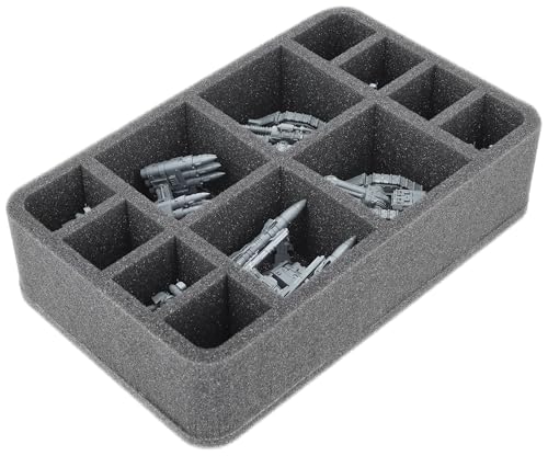 Feldherr Schaumstoffeinlage kompatibel mit Legiones Astartes - 12 Fächer - Bis zu 12 Miniaturen der Legiones Astartes sicher aufbewahren und transportieren - HS070A066 Feldherr Schaumstoffeinlage kompatibel mit Legiones Astartes - 12 Fächer - Bis zu 12 Miniaturen der Legiones Astartes sicher aufbewahren und transportieren - HS070A066 von Feldherr