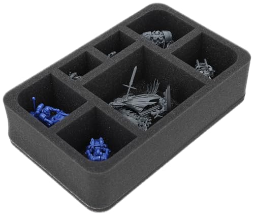 Feldherr Schaumstoffeinlage kompatibel mit Stormcast Eternals - 7 Fächer - Bis zu 7 Miniaturen der Stormcast Eternals sicher aufbewahren und transportieren - HS070A063 Feldherr Schaumstoffeinlage kompatibel mit Stormcast Eternals - 7 Fächer - Bis zu 7 Miniaturen der Stormcast Eternals sicher aufbewahren und transportieren - HS070A063 von Feldherr
