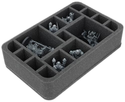 Feldherr Schaumstoffeinlage kompatibel mit Warhammer Age of Sigmar: Ogor Mawtribes - Bis zu 15 Miniaturen sicher aufbewahren und transportieren - HS065A015 Feldherr Schaumstoffeinlage kompatibel mit Warhammer Age of Sigmar: Ogor Mawtribes - Bis zu 15 Miniaturen sicher aufbewahren und transportieren - HS065A015 von Feldherr